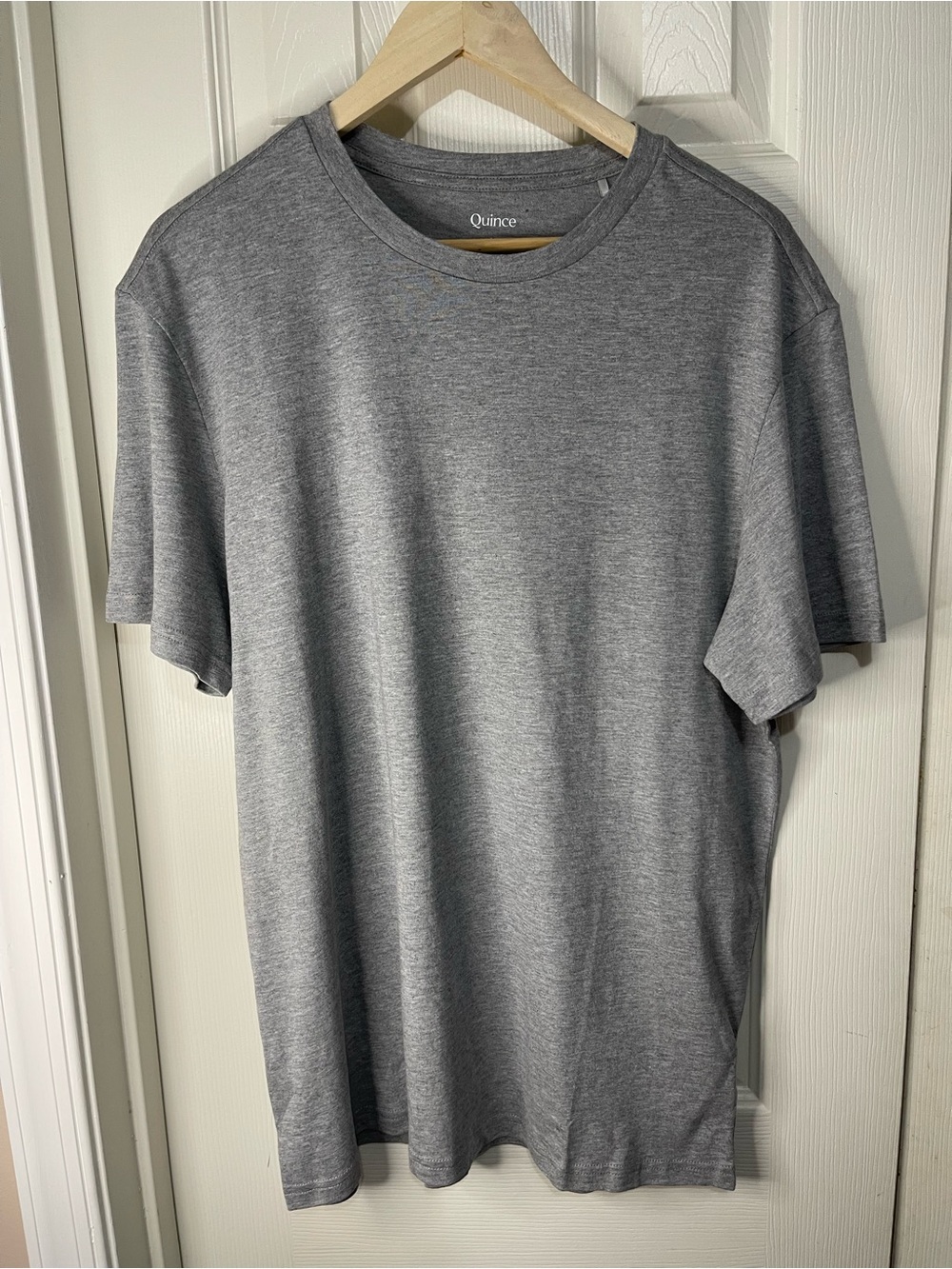 Quince Gray Cotton Modal Blend Casual Soft  Crew Neck Men’s T-Shirt size Large
